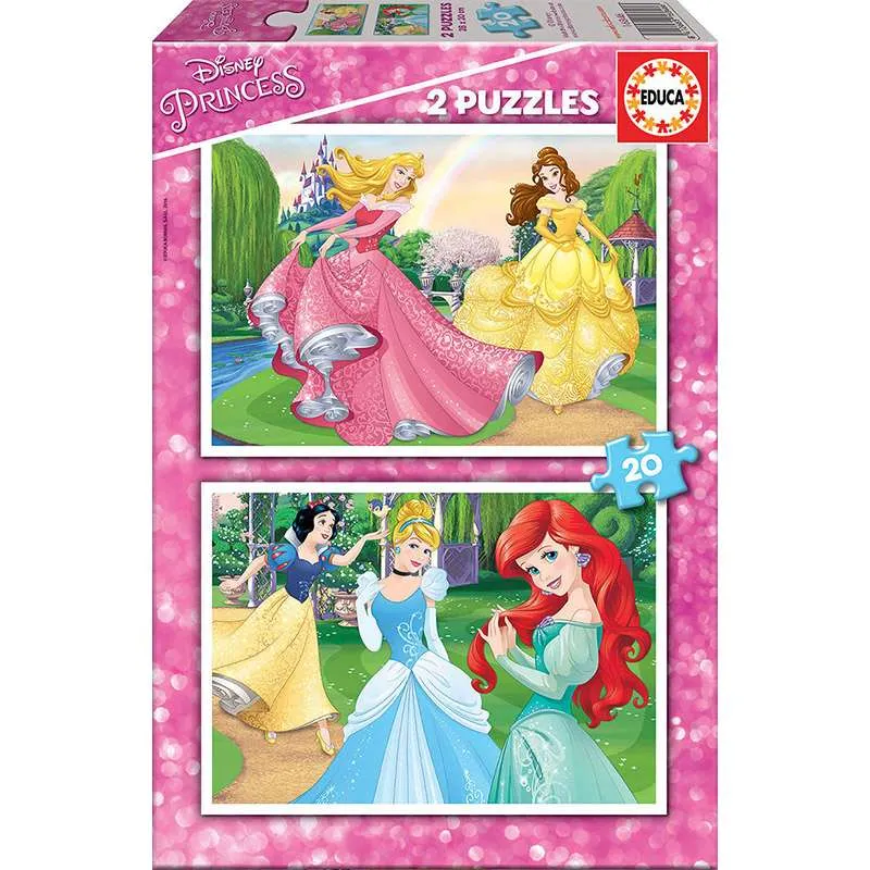 Educa puzzle 2x20 piezas Princesas Disney 16846