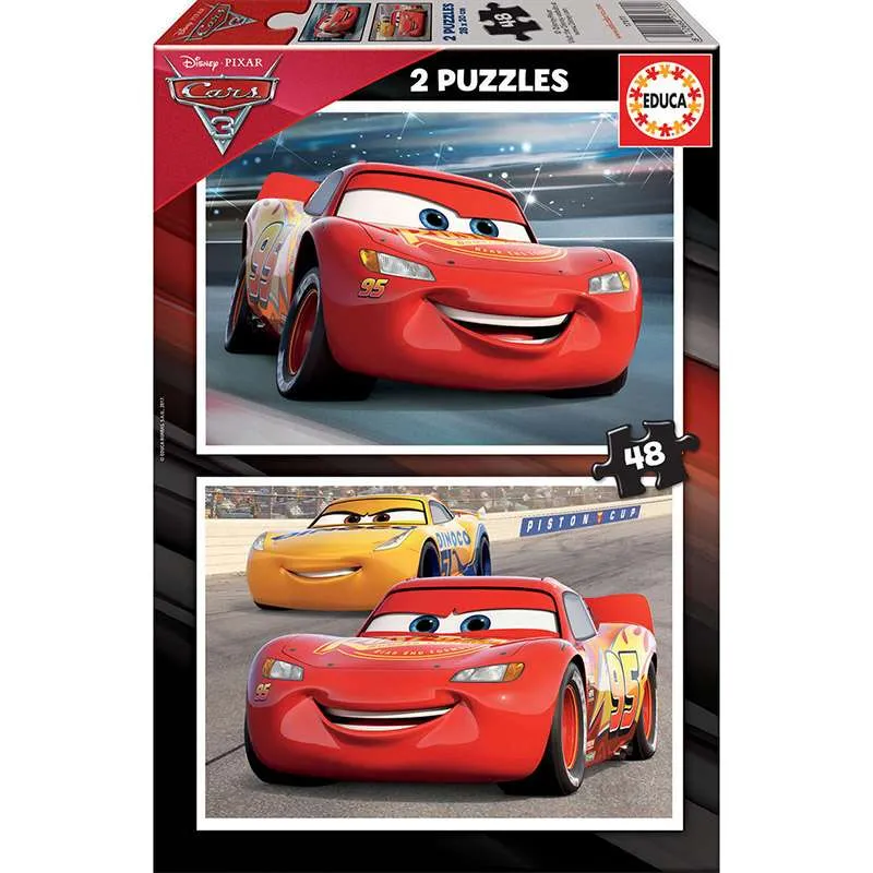 Educa puzzle 2x48 piezas Cars 3 17177