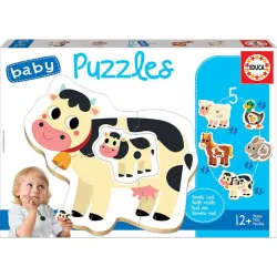 Educa puzzle baby Animales de la Granja 17574