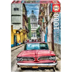 Educa puzzle 1000 Coche vintage en la vieja Havana 16754