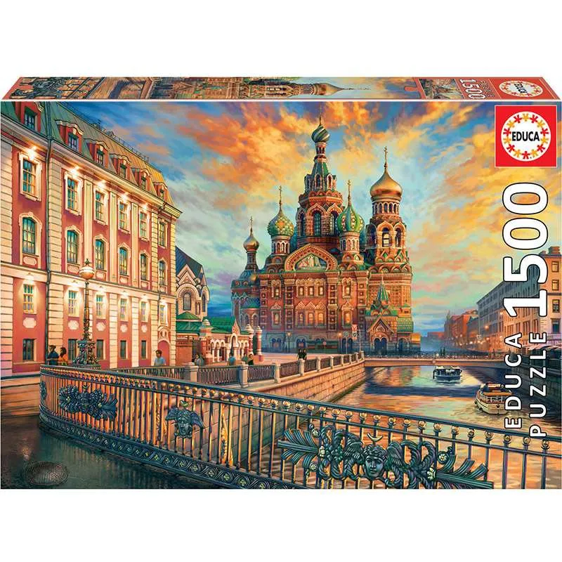 Educa puzzle 1500 San Petersburgo 18501