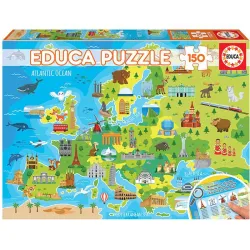 Educa puzzle 150 Piezas Mapa de Europa 18607