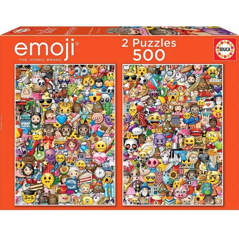 Educa puzzle 2x500 Emoji 17992