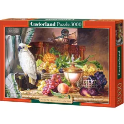 Puzzle Castorland Bodegón de frutas y cacatúa de 3000 piezas C-300143