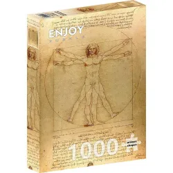 Puzzle Enjoy puzzle de 1000 piezas El hombre de Vitruvio 1557