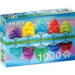 Puzzle Enjoy puzzle de 1000 piezas Cada árbol con su colorida historia 1702