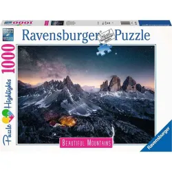 Puzzle Ravensburger Los Tres Picos, Dolomitas 1000 piezas 173181