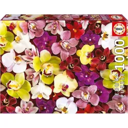 Educa puzzle 1000 piezas Collage de orquídeas 19558