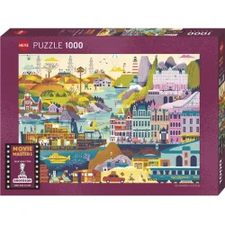 Puzzle Heye 1000 piezas Películas de Wes Anderson 30020