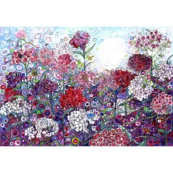 Puzzle Grafika Dulce William con mariposas de 1000 piezas