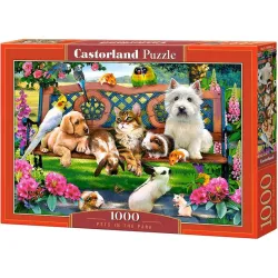 Puzzle Castorland Mascotas en el parque de 1000 piezas C-104406