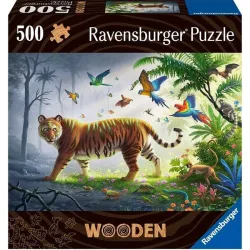 Puzzle Ravensburger Tigre de madera de 500 piezas 175147
