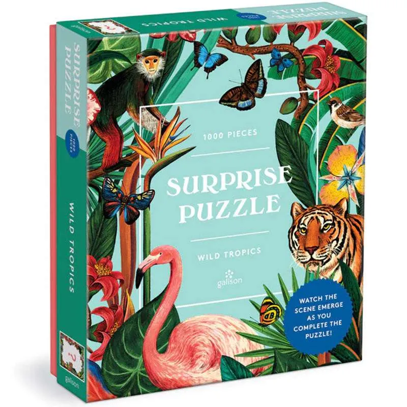 Puzzle Galison Wild Tropics de 1000 piezas