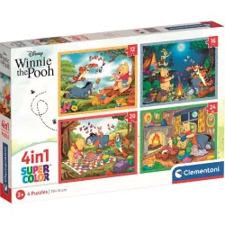 Puzzle Clementoni Winnie The Pooh 12-16-20-24 Piezas 21514