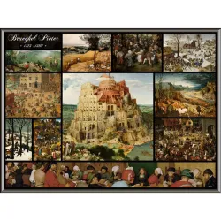 Puzzle Grafika Collage - Pieter Bruegel the Elder de 2000 piezas