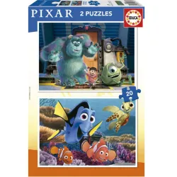 Educa puzzle 2x20 piezas Disney Pixar 19673