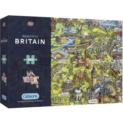 Puzzle Gibsons Hermosa Gran Bretaña de 1000 piezas G7080