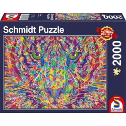 Puzzle Schmidt Tigre salvaje de corazón de 2000 piezas 57394