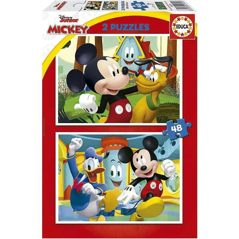 Educa puzzle Mickey Mouse Fun House 2x48 piezas 19312