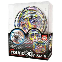 Puzzle Educa Round 3D Puzzle Abstract 19709