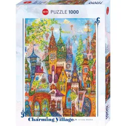 Puzzle Heye Pueblo con Encanto, Arcos Rojos de 1000 piezas 30011