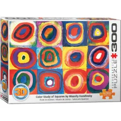Puzzle Eurographics Estudio de color con cuadrados 3D Lenticular de 300 piezas 6331-1323