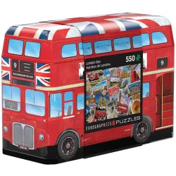 Puzzle Eurographics Autobús Londres Lata de 550 piezas 8551-5779