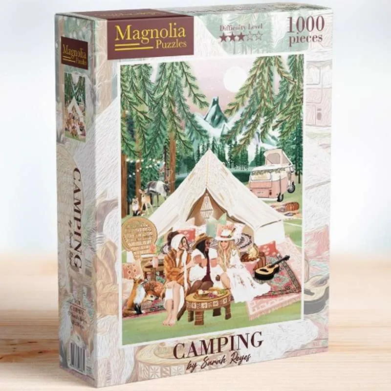 Puzzle Magnolia Camping 3424 de 1000 piezas