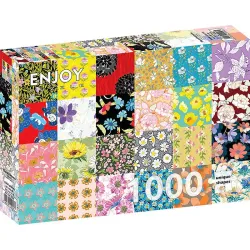 Puzzle Enjoy puzzle Patrones florales de 1000 piezas 2046