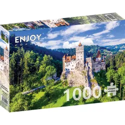 Puzzle Enjoy puzzle Castillo de Bran en verano, Rumania de 1000 piezas 2100