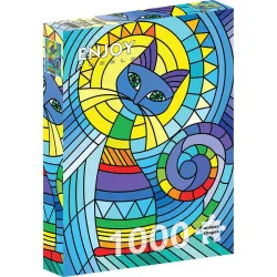 Puzzle Enjoy puzzle Gato ornamental de 1000 piezas 2121