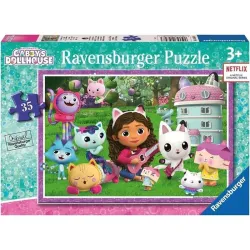 Puzzle Ravensburger Gabby's Dollhouse de 35 piezas 056583