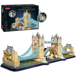 Puzzle 3D Cubicfun Puente de Londres con LED de 222 piezas MN803193