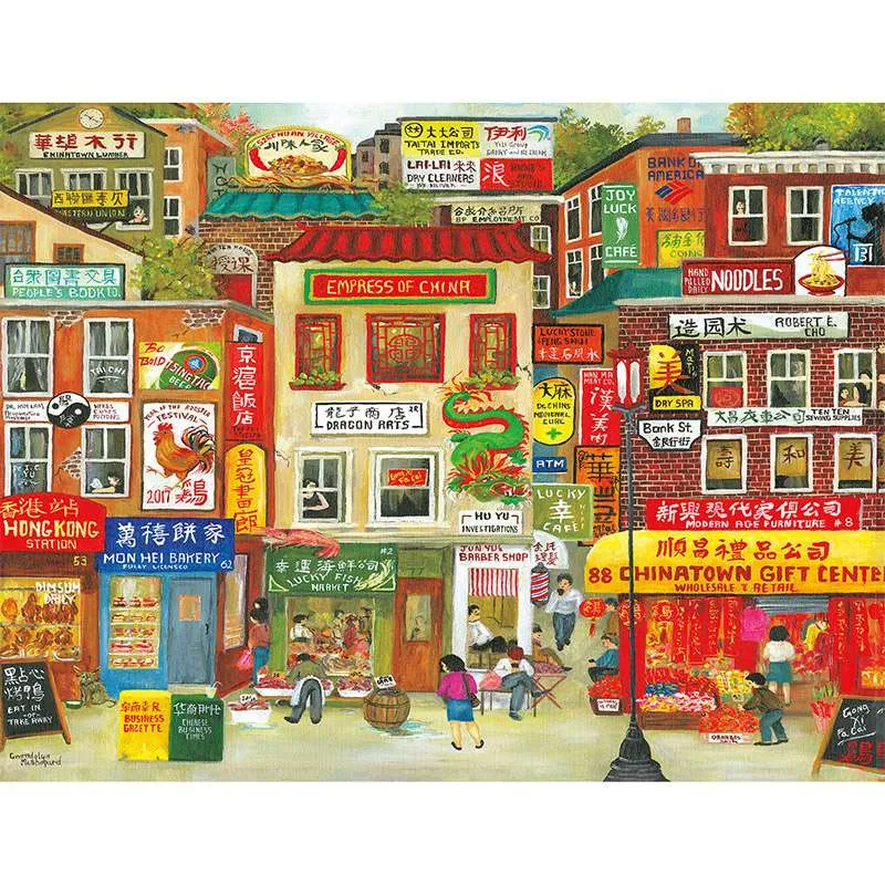Puzzle SunsOut Chinatown de 500 piezas 46356