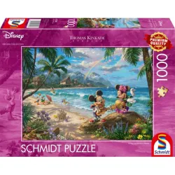 Puzzle Schmidt Mickey y Minnie en Hawaii de 1000 piezas 57528