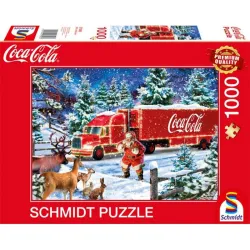 Puzzle Schmidt Camión de Navidad de Coca Cola de 1000 piezas 57598
