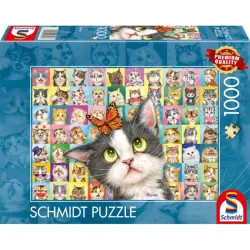 Puzzle Schmidt Mímica de gato de 1000 piezas 59759
