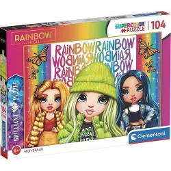 Puzzle Clementoni Rainbow High 104 piezas 20342