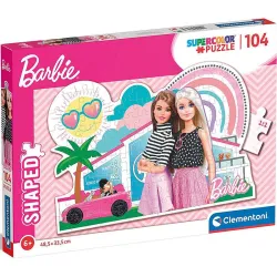 Puzzle Clementoni Barbie con forma 104 piezas 27163