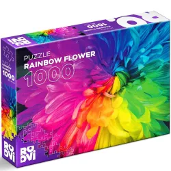 Puzzle Roovi Flor del arco iris de 1000 piezas 79381