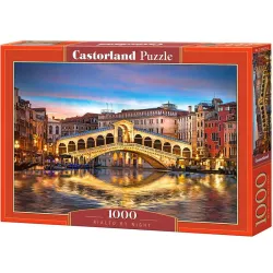 Puzzle Castorland Rialto de noche, Venecia de 1000 piezas C-104215