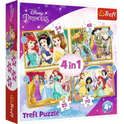 Puzzle Trefl Princesas Disney de 35, 48, 54, 70 piezas 34385
