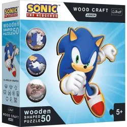 Puzzle Trefl Sonic de 50 piezas de madera 20203