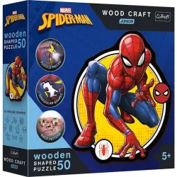 Puzzle Trefl Spiderman de 50 piezas de madera 20204