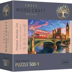 Puzzle Trefl Palacio de Westminster, Big Ben, Londres de 500 piezas de madera 20155