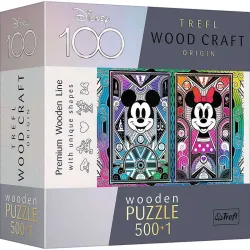 Puzzle Trefl Mickey y Minnie Mouse de 500 piezas de madera 20182