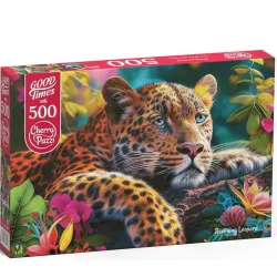 Puzzle CherryPazzi Leopardo Reclinado de 500 piezas 20166