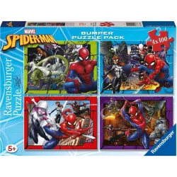 Puzzle Ravensburger Spiderman 4x100 piezas 120010760