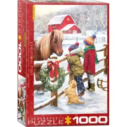 Comprar Puzzle Eurographics Poni de Navidad de 1000 piezas 6000-5638