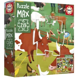 Comprar Puzzle Educa La granja de 28 piezas maxi 19955